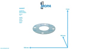 GASKET - 12161786 suitable for MWM & Deutz engines