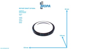 ROTARY SHAFT LIP SEAL - 51015107001 suitable for MAN D engines ROTARY SHAFT LIP SEAL - 51015107001 suitable for MAN D engines