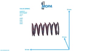 VALVE SPRING - 51041020145 suitable for MAN D engines