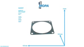 GASKET - 51089020145 suitable for MAN D-engines