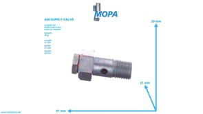 AIR SUPPLY VALVE - 51111070036 suitable for MAN D engines