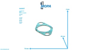 GASKET - 5500140280 suitable for MTU engines GASKET - 5500140280 suitable for MTU engines