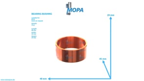 BEARING BUSHING - 5841811250 suitable for MTU engines