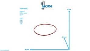 RUNDDICHTRING - 700429080004 passend für MTU Motoren