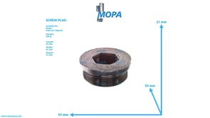 SCREW PLUG - 01139505 suitable for Deutz engines