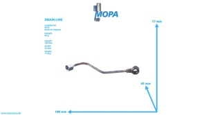 DRAIN LINE - 5552000063 suitable for MTU engines