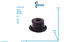 MEMBRANE - 0000610297 passend für MTU Motoren