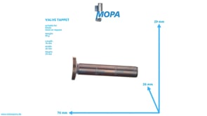 VALVE TAPPET - 04178075 suitable for Deutz engines