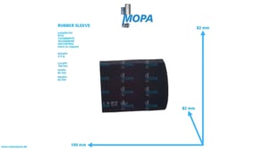 RUBBER SLEEVE - 700368070001 suitable for MTU engines RUBBER SLEEVE - 700368070001 suitable for MTU engines