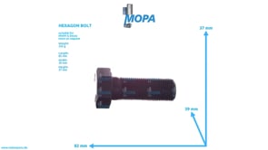 HEXAGON BOLT - 01114178 suitable for MWM & Deutz engines