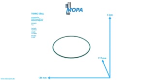 TORIC SEAL - 06569366404 suitable for MAN D engines