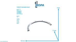THRUST WASHER HALF - 5360330262 suitable for MTU engines THRUST WASHER HALF - 5360330262 suitable for MTU engines