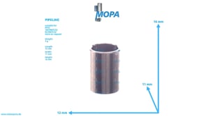 PIPELINE - 5500210053 suitable for MTU engines