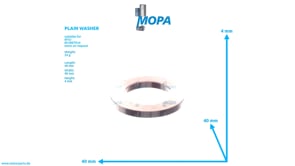 PLAIN WASHER - 5842030252 suitable for MTU engines