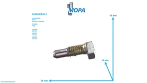SCHRAUBE - 5849900101 passend für MTU Motoren