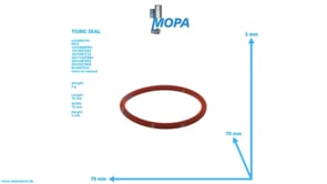 RUNDDICHTRING - 700429063000 passend für MTU Motoren