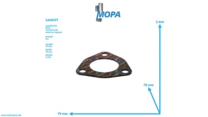 GASKET - 700489042005 suitable for MTU engines