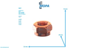 MUTTER - 999900012001 passend für MTU Motoren