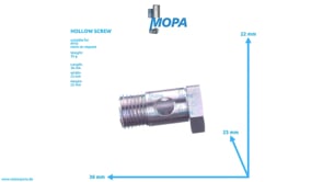HOLLOW SCREW - 0009909363 suitable for MTU engines