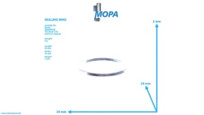 SEALING RING - 01118716 suitable for Deutz engines