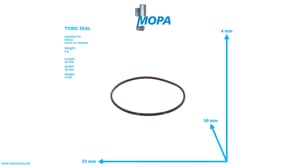 TORIC SEAL - 01166082 suitable for Deutz engines