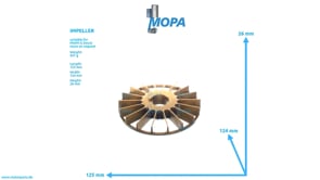 SCHAUFELRAD - 01262939 passend für MWM & Deutz Motoren