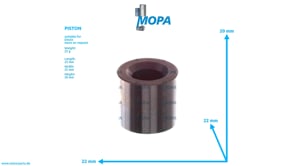 PISTON - 01320372 suitable for Deutz engines