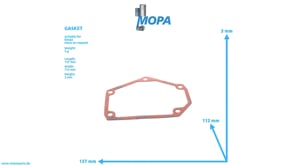 GASKET - 02111391 suitable for Deutz engines