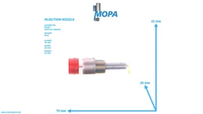 INJECTION NOZZLE - 02233086 suitable for Deutz engines