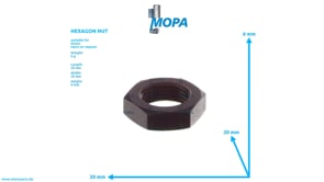 SECHSKANTMUTTER - 02407604 passend für Deutz Motoren