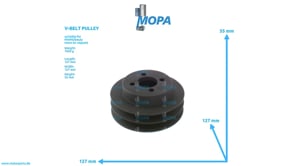V-BELT PULLEY - 04006839 suitable for MWM & Deutz engines