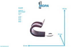 CLAMP - 06673002230 suitable for MAN D-engines