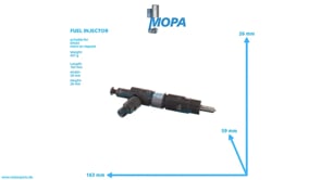 FUEL INJECTOR - 12153048 suitable for Deutz engines