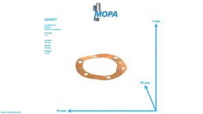 GASKET - 12154739 suitable for Deutz engines