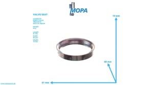 VENTILSITZRING - 12189276 passend für MWM & Deutz Motoren