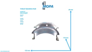 THRUST BEARING PAIR - 51011146102 suitable for MAN D-engines