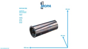 PISTON PIN - 51025020107 suitable for MAN D engines