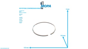 KEYSTONE COMPRESSION RING - 0090373419 suitable for MTU engines KEYSTONE COMPRESSION RING - 0090373419 suitable for MTU engines