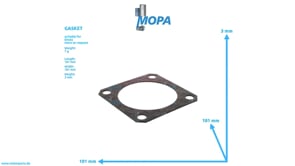 GASKET - 01161048 suitable for Deutz engines