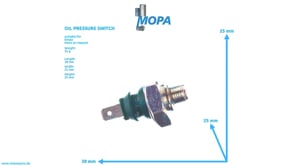 OIL PRESSURE SWITCH - 01182483 suitable for Deutz engines