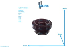 GLEITRINGDICHTUNG - 01240079 passend für MWM & Deutz Motoren GLEITRINGDICHTUNG - 01240079 passend für MWM & Deutz Motoren