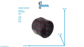 NOZZLE CAP NUT - 02000507 suitable for MWM & Deutz engines NOZZLE CAP NUT - 02000507 suitable for MWM & Deutz engines