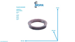 PLAIN WASHER - 12179476 suitable for MWM & Deutz engines