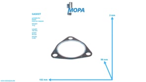 GASKET - 12307263 suitable for Deutz engines