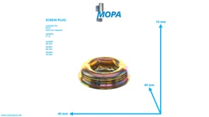 SCREW PLUG - 4229970230 suitable for MTU engines SCREW PLUG - 4229970230 suitable for MTU engines
