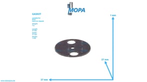 GASKET - 4420780280 suitable for MTU engines GASKET - 4420780280 suitable for MTU engines