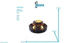FILLER CAP - 51971410020 suitable for MAN D engines FILLER CAP - 51971410020 suitable for MAN D engines