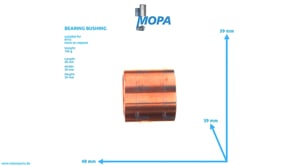 BEARING BUSHING - 5801810250 suitable for MTU engines BEARING BUSHING - 5801810250 suitable for MTU engines