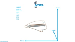 GASKET - 02417871 suitable for Deutz engines