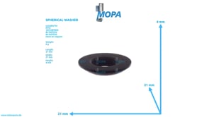 SPHERICAL WASHER - 006319010303 suitable for MTU engines SPHERICAL WASHER - 006319010303 suitable for MTU engines